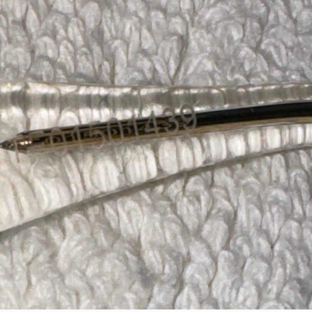 Celine Clear Lucite Gold Arm Square Frame Glasses - Picture 5 of 5